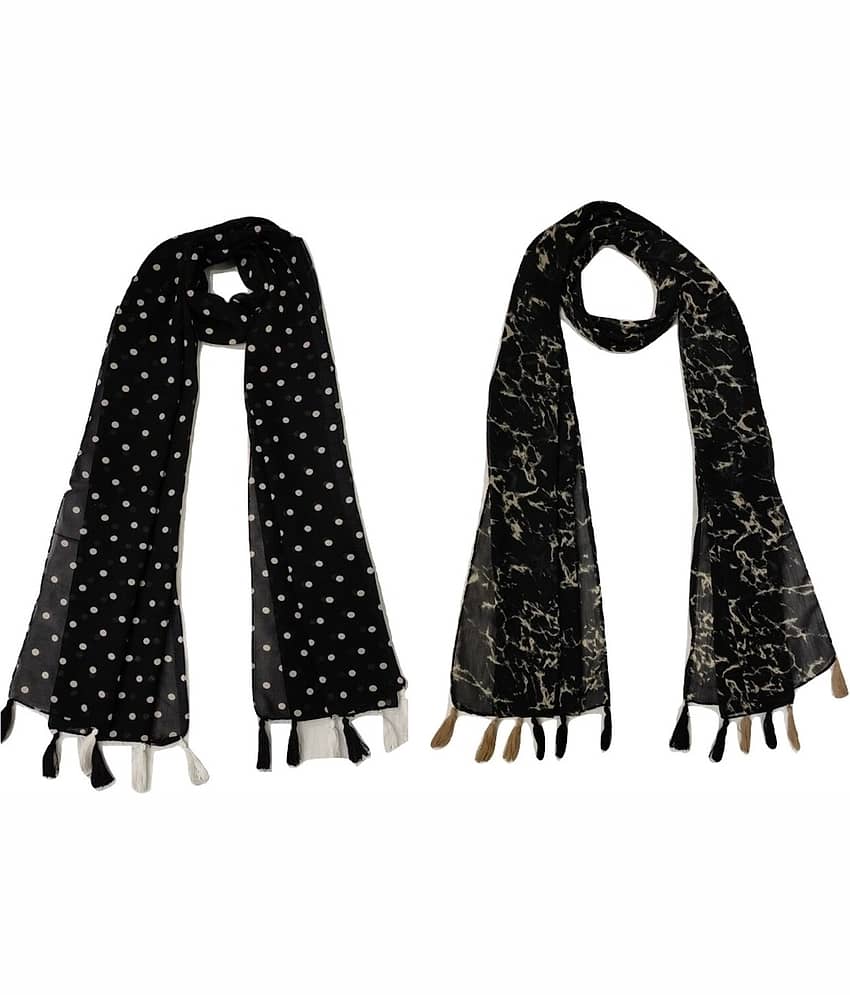 stolevilla Multi Printed Poly Cotton Yarn Stoles