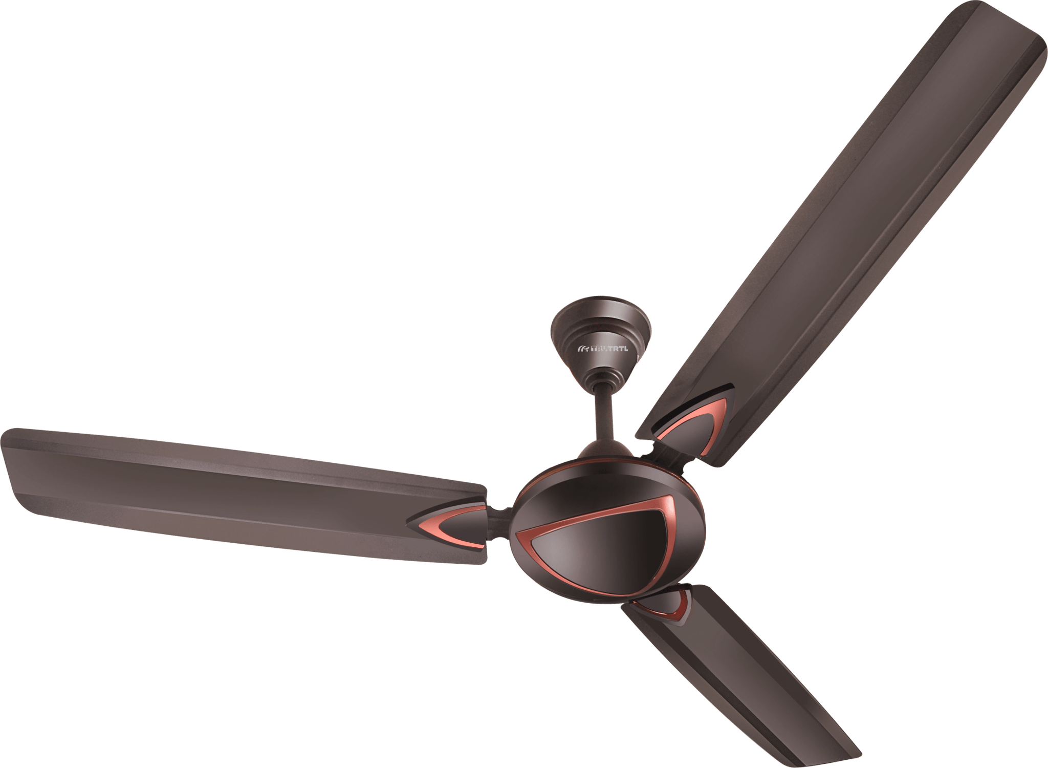 truTRTL Premium Ultra Ceiling Fan - 1200 mm (48 inch) High-Speed Ceiling Fan for Home | 2 Year Warranty | Energy Saving | Durable & Decorative | Copper Brown