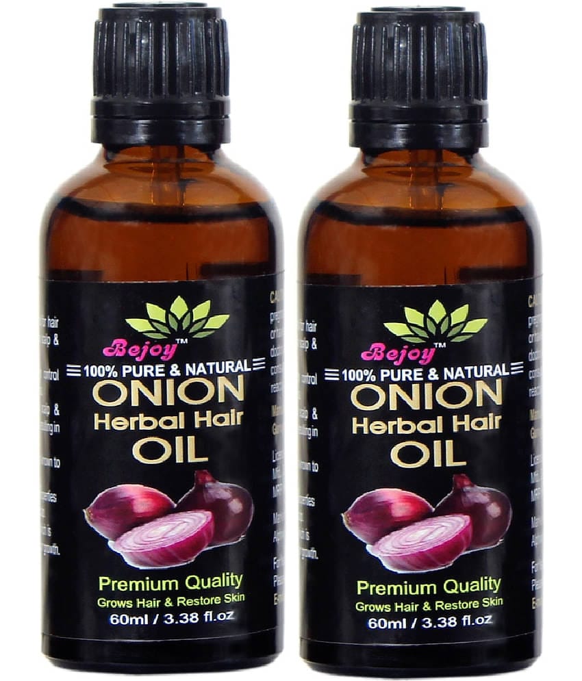 BEJOY Organic ONION Oil-  For Hair Treatment Argan Oil 120 mL Pack of 2