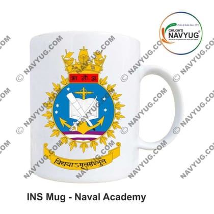 ArmyNavyAir INA Indian Navy Academy Mug (350ml) | Premium Ceramic | Gift & Souvenir