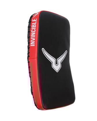 Invincible Rebound Curved Thai Pad-Black Red / One Size