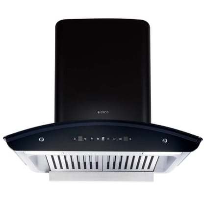 Elica 60 cm 1500 m3/hr Baffle Filter Autoclean Kitchen Chimney with 15 Years Motor & 5 Years Comprehensive Warranty (WD TBF HAC 60 MS NERO, Touch + Motion Sensor Control, Black) Elica 60 cm 1500 m3/hr Baffle Filter Autoclean Kitchen Chimney with 15 Years