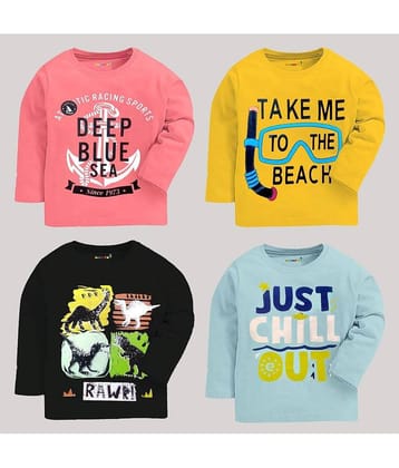 Kuchipoo Pack of 1 Boys Cotton Blend T-Shirt ( Multicolor1 )