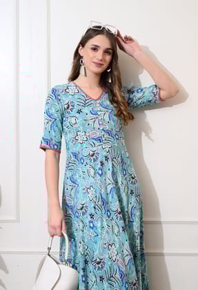 Aqua Allure Dress-S