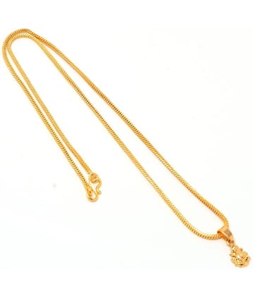 Jewar Mandi - Gold Religious Pendant With Chain ( Pack of 1 )