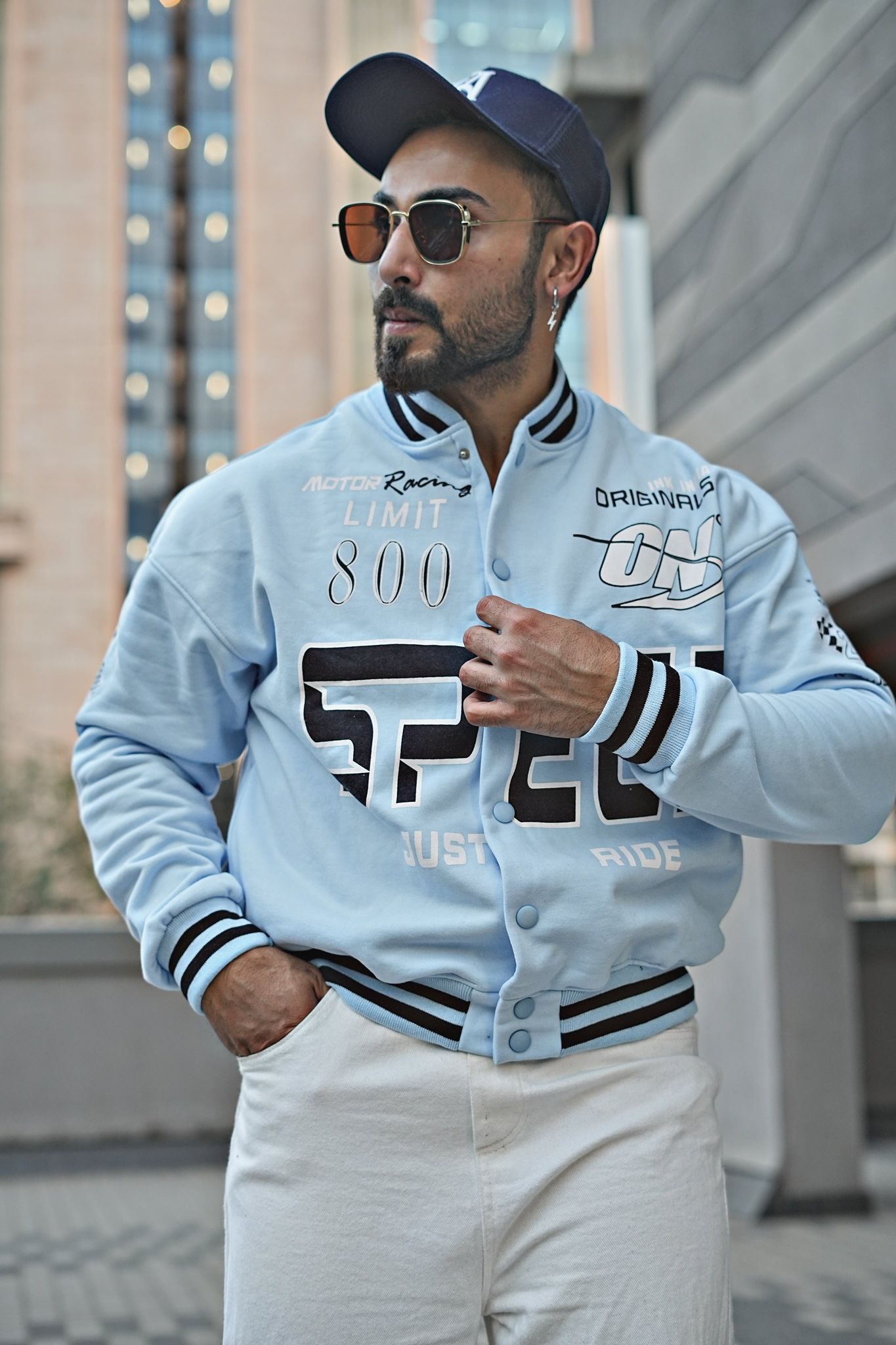 VELOCITY RACING JACKETS-Small / Azure Drift Blue / Velocity Racing Jackets