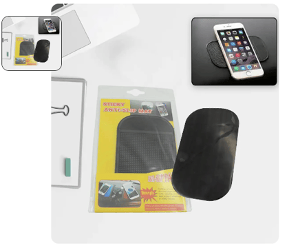 Car Non-Slip Mat Car Holder, Non-Slip Mat Anti-Slip Car Gel Pads Adhesive Mat Non-Slip Mat Car Dashboard for Other Equipment such as Mobile Phones Keys Glasses (1 Pc)