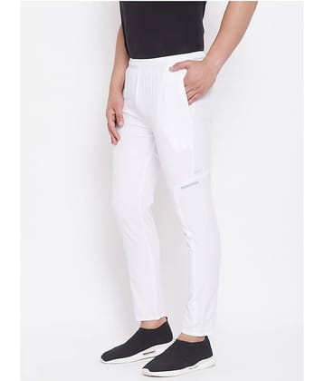 RANBOLT - White Polyester Men's Sports Trackpants ( Pack of 1 )