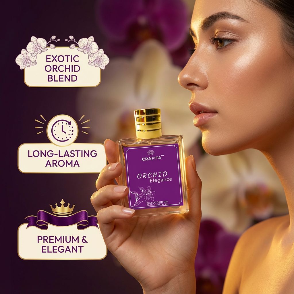 ORCHID Floral Perfume | Fresh, Earthy, Woody and Sweet Floral EDP Spray | Strong and Long Lasting Fragrance | Perfect Gifts to HER | 50 mL
