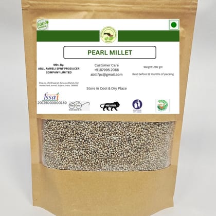 Pearl Millet - 250 gm - 250 gm - One pack of pearl millet grains