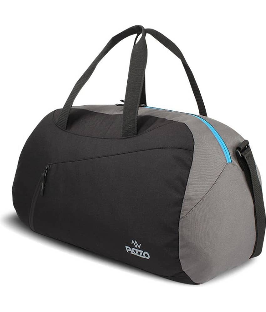 PAZZO 42 Ltrs Black Solid Duffle Bag