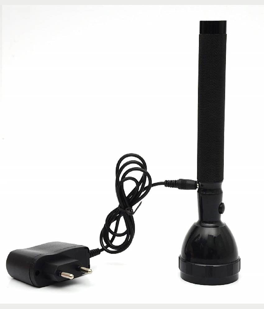 Kadio - 3W Rechargeable Flashlight Torch ( Pack of 1 )