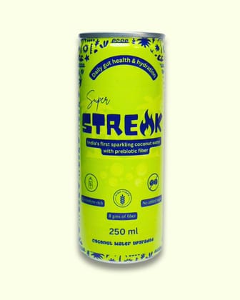 Super Streak - Sparkling Coconut Water with Prebiotic