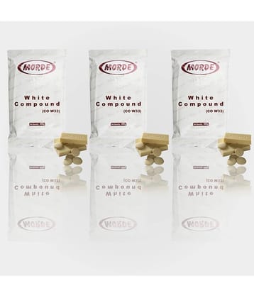 Morde White Chocolate Compound Slab (CO-W33) White Chocolate 400 g