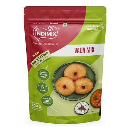 Indimix Ready to Cook Vada Mix - 500g ( Pack of 20 )