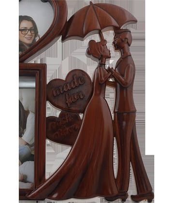 Sigaram Plastic TableTop Purple Collage Photo Frame - Pack of 1