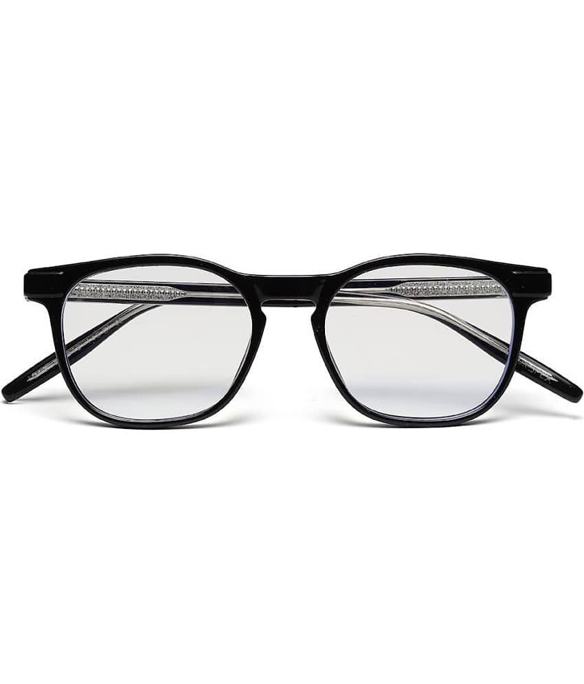 YourSpex Black Square Eyeglass Frame ( Pack of 1 )