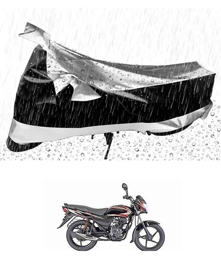 RONISH Bike Body Cover for Bajaj Platina ( Pack of 1 ) , Silver