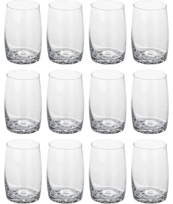 Afast Glass Glasses, Clear, Pack Of 12, 180 ml