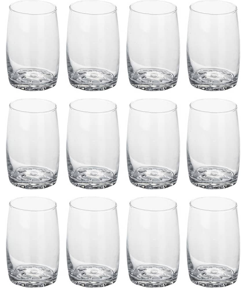 Afast Glass Glasses, Clear, Pack Of 12, 180 ml