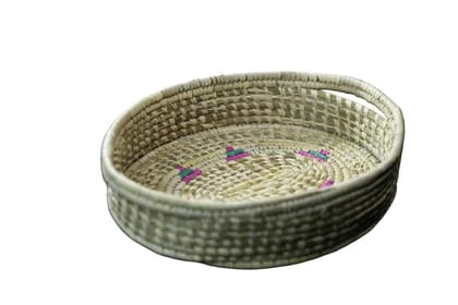 Handmade Sabai Grass Tray Handmade Sabai Grass Tray