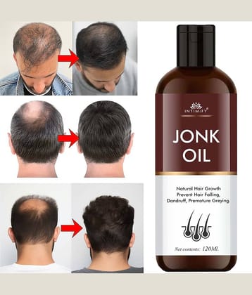 Intimify Jonk Hair Oil, Hair Strengthening Oil, Hair Growth Oil, Bhringraj Oil, anti-dandruff,120 ml