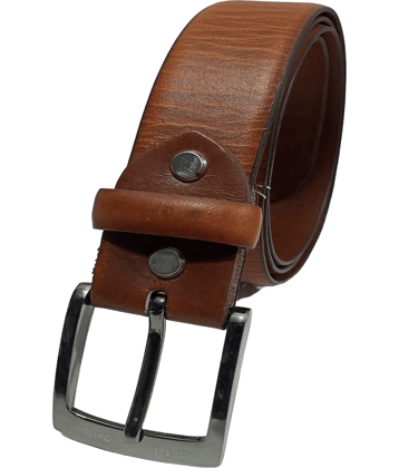 ULTIFAB - Tan Leather Men's Formal Belt ( Pack of 1 )