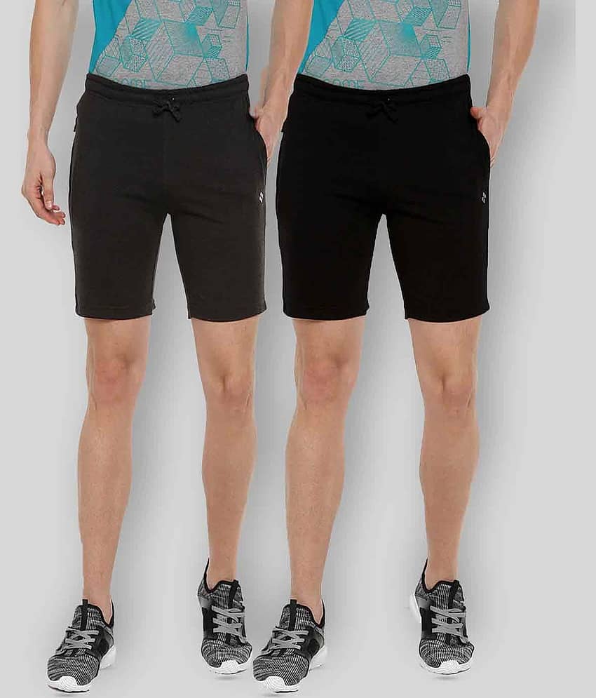 Dollar - Multi Cotton Blend Men's Shorts ( Pack of 2 )