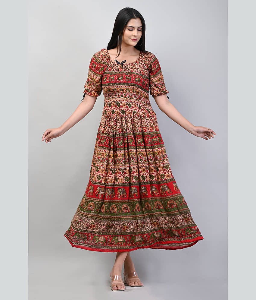 Frionkandy - Multi Color Rayon Women's Gown ( Pack of 1 )