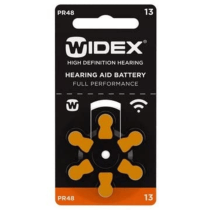 Widex Size 13 Hearing Aid Battery (6 Batteries Pack) PR48