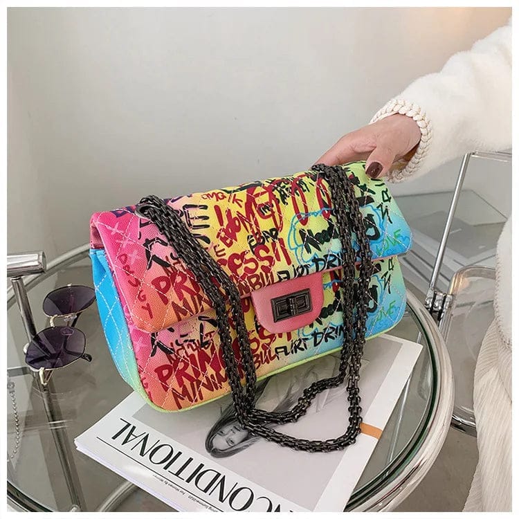 Graffiti Bags Lady Hand Bag On Sale Wholesale Designer Handbags China Factory Wholesale Purse And Handbags For Women