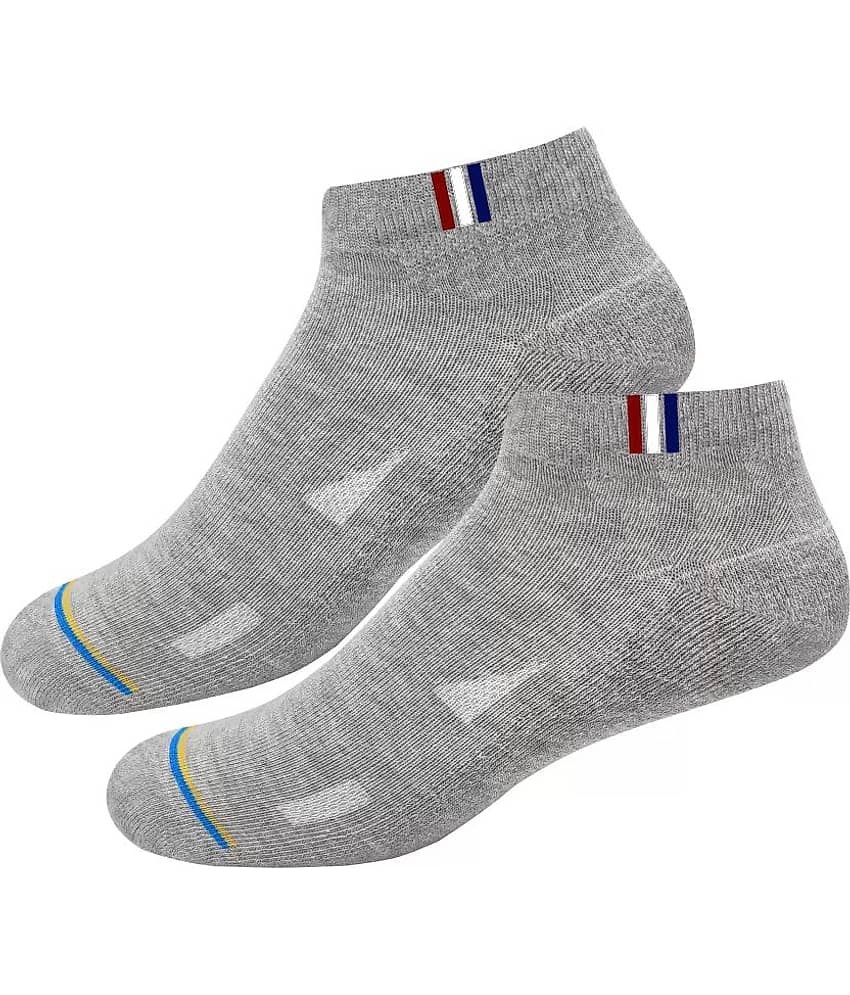 PLIMA Pack of 5 Men's Cotton Blend Ankle Length Socks ( Multicolor )