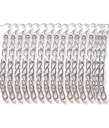 Laxmi Zula Swing S Hook Metal Links Chain(Pack of 12) 12 Hand Tool