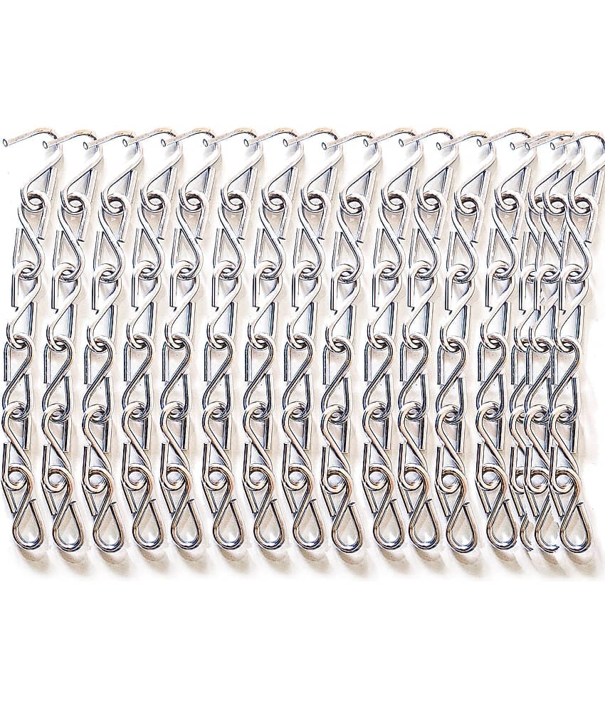 Laxmi Zula Swing S Hook Metal Links Chain(Pack of 12) 12 Hand Tool
