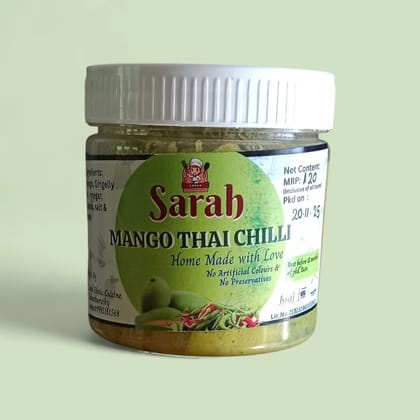 Eco-cater Mango Thai Chilli Pickle Exotic Spicy Fusion 250 g Eco-cater Mango Thai Chilli Pickle Exotic Spicy Fusion 250 g