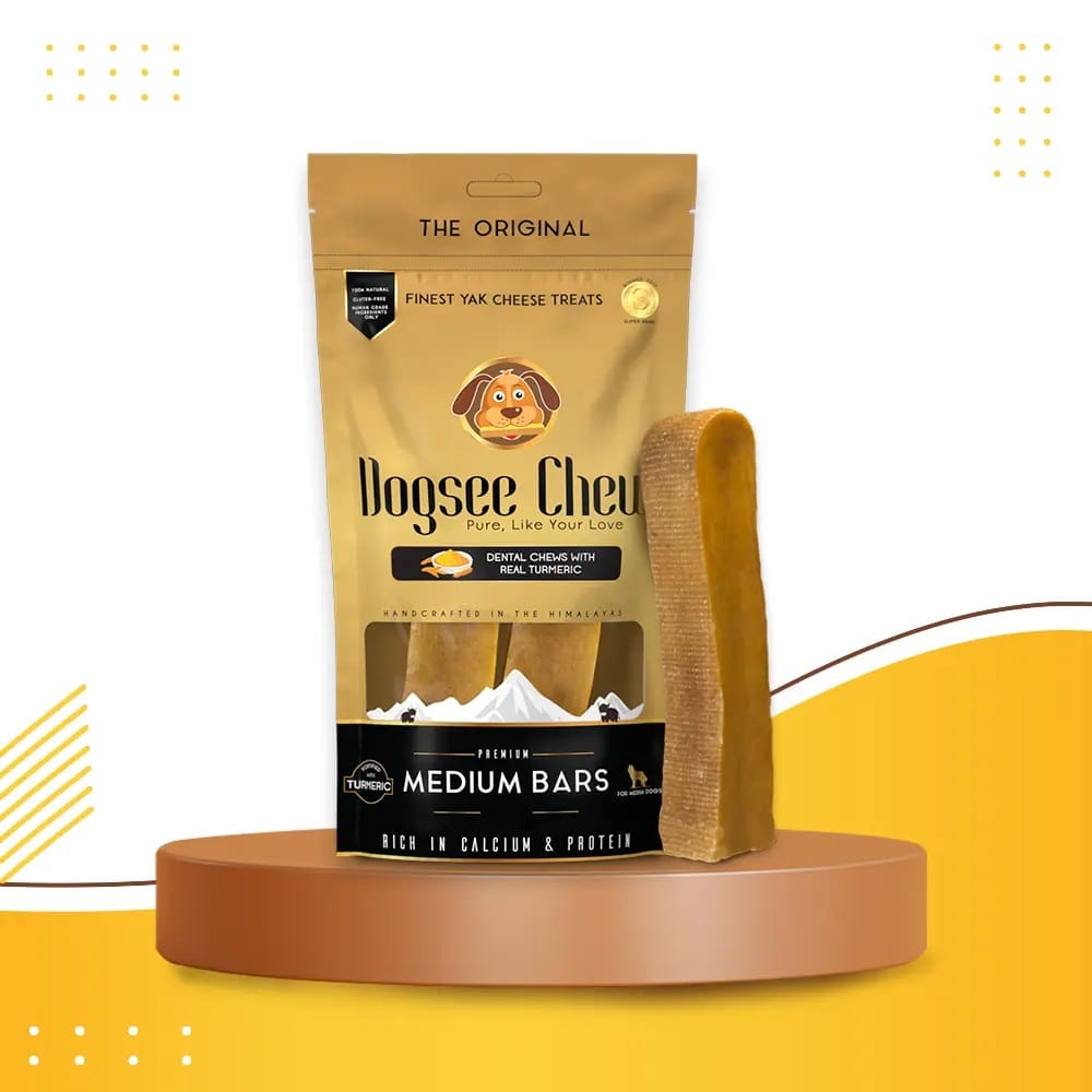 Dogsee Medium Bars Turmeric 140 Gms