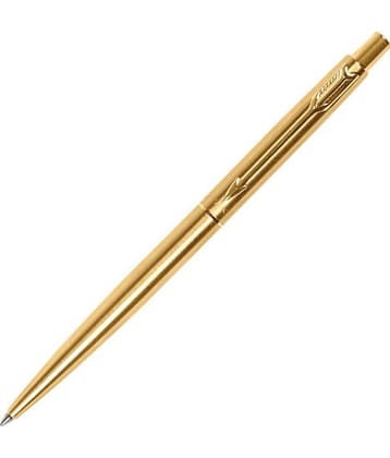 Parker Classic Stainless Steel Gold Ball Pen (Blue)