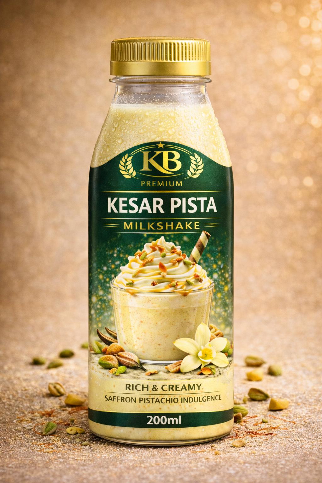 KB KESAR PISTA MILKSHAKE