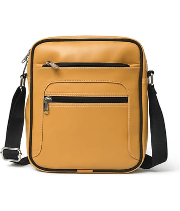 MATRICE - Yellow Solid Messenger Bag