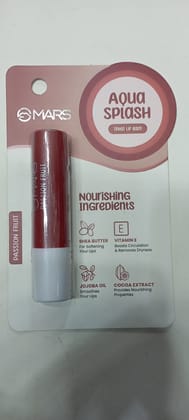 Mars aqua splash tinted lip balm passion fruit 3g