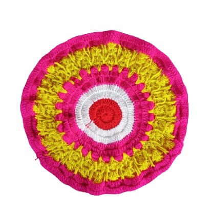 Handmade Woolen Thali Pose, Thali Cover