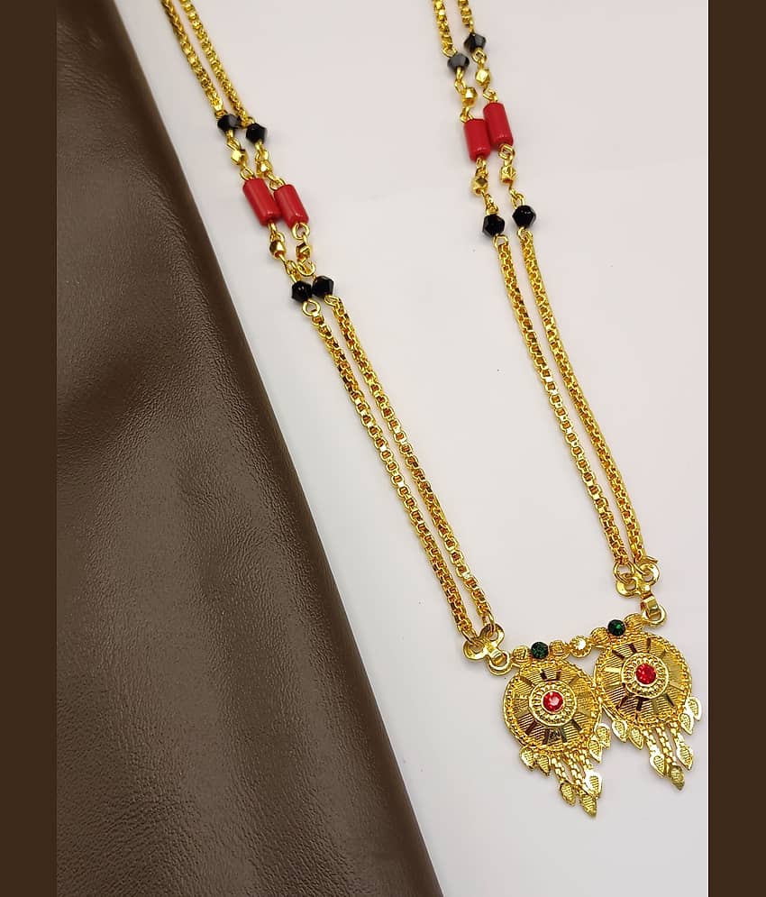 RANEM Golden Mangalsutra ( Pack of 1 )