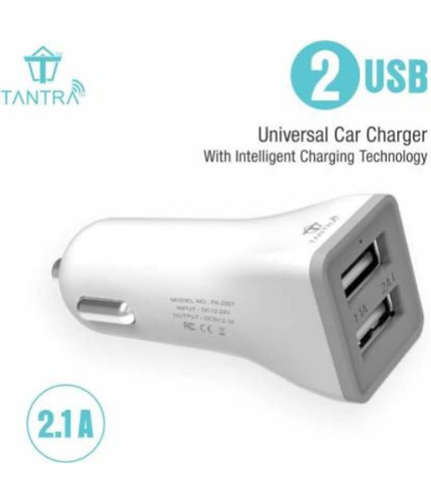 Tantra Car Mobile Charger 2 Usb Charger White