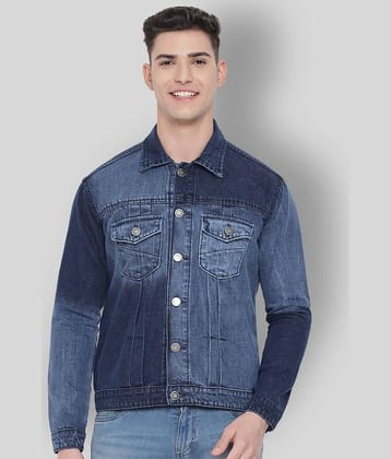 The Dry State - Blue Denim Regular Fit Men's Denim Jacket ( Pack of 1 )