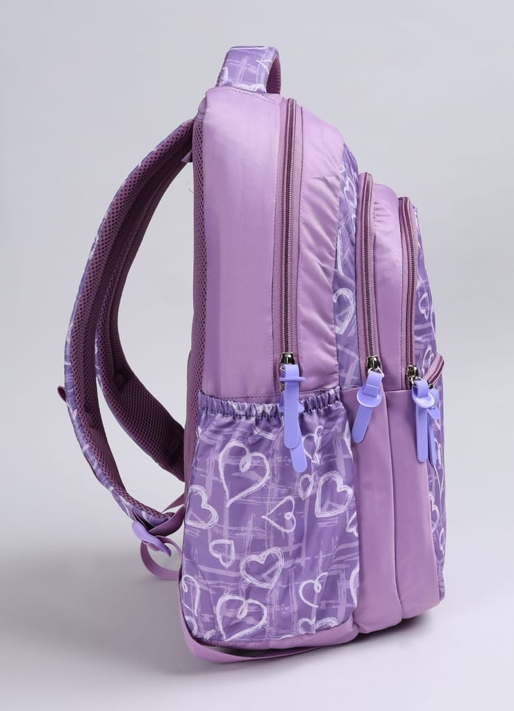 PB Pearlbags Polyester Water Resistant Casual Backpack With Laptop Sleeve For School,college & Office For Boys and Girls,Men & Women