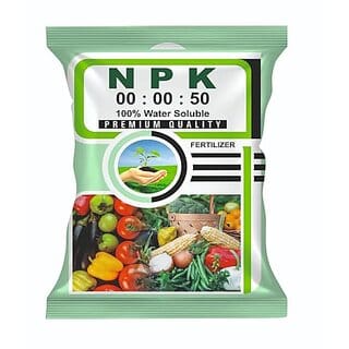 EBS NPK 00 00 50 Plant Booster for Plants  Complete Plant Food NPK for Growth Boost and Maximum Production  Ideal for Home Garden And Outdoor Plant Care - 500 Grams