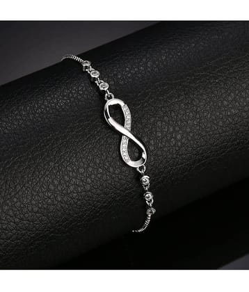 Dzinetrendz Silver Bracelet ( Pack of 1 )