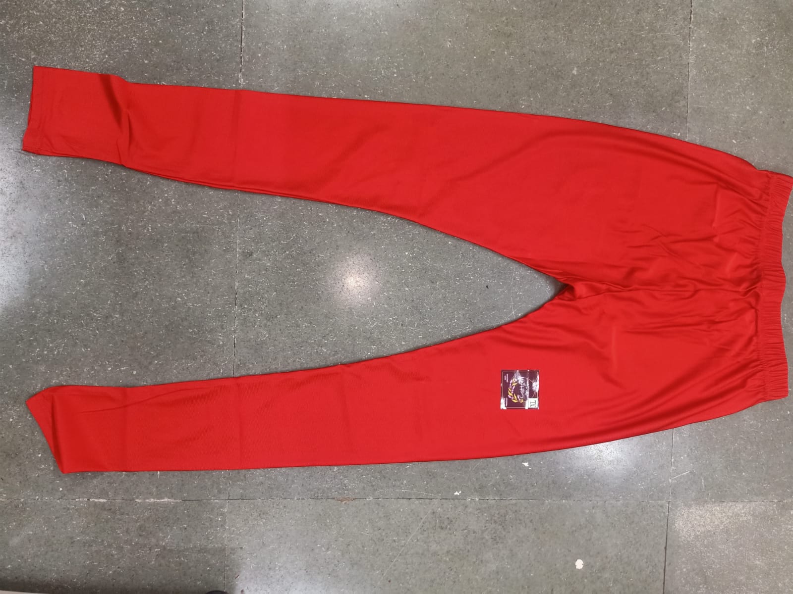 LADIES SILKY LEGGINGS ( Colours : Red )