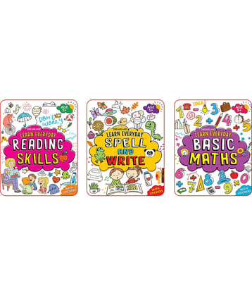 Learn Everyday 3 Books Pack for Children Age 5+