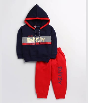 Mars Infiniti Pack of 1 Boys Cotton T-Shirt & Trackpants Set ( Yellow )